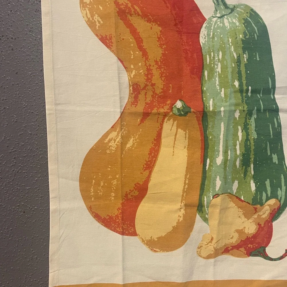 Williams Sonoma Xochi Harvest Gourd Tea Towel